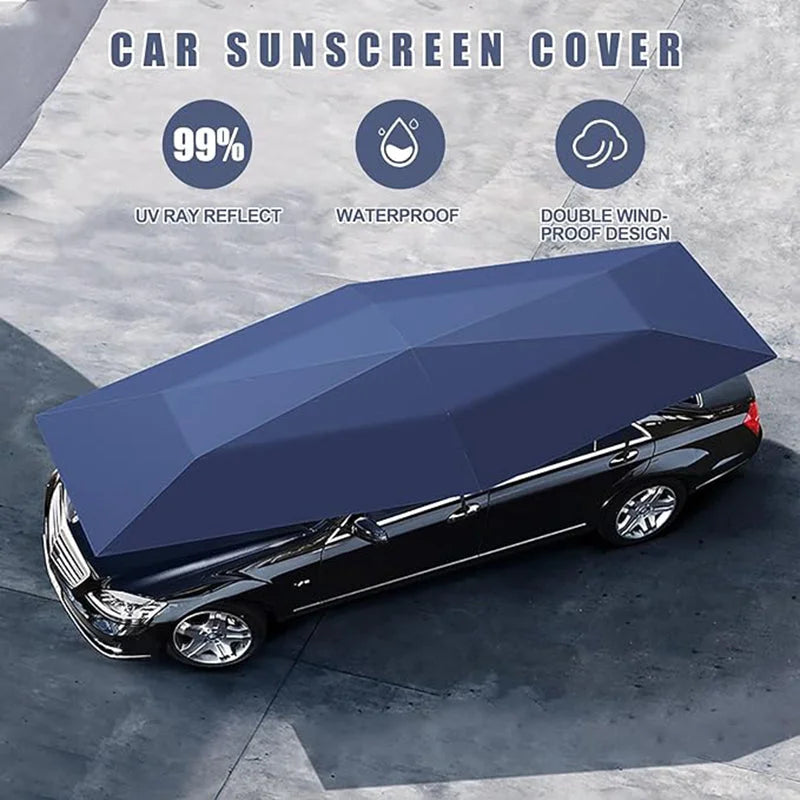 📣Remote Control Mobile Carport For Sunshade, Rain And Snow Protection